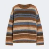 Alpaca and wool sweater, beige