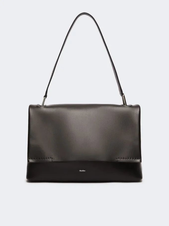 Archetipo leather handbag, black Archetipo leather handbag, black