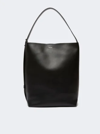– archetipo medium leather bag, black
