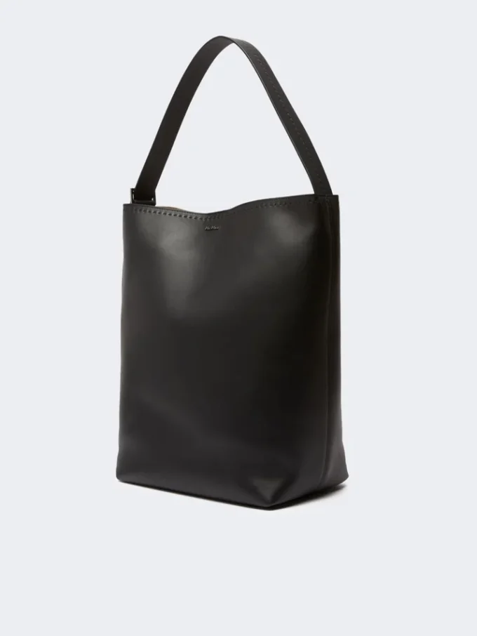 – archetipo medium leather bag, black – archetipo medium leather bag, black