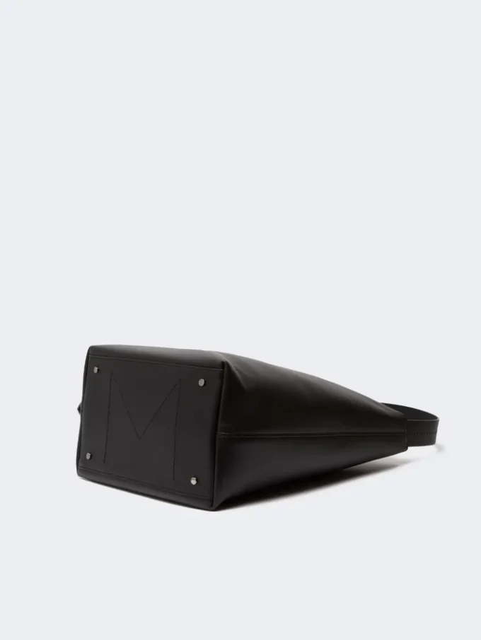 – archetipo medium leather bag, black – archetipo medium leather bag, black