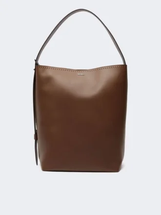 – archetipo medium leather bag, brown