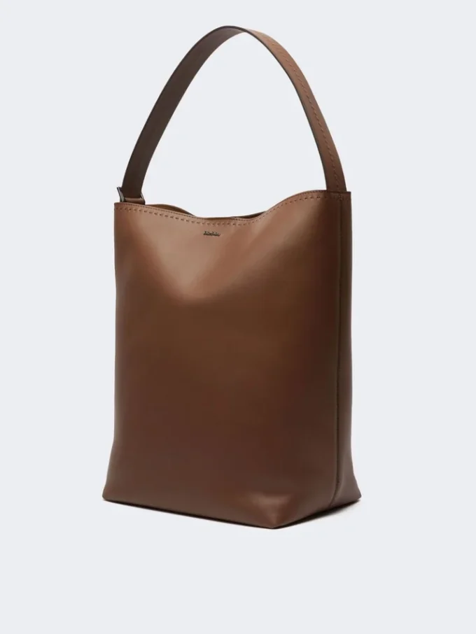 – archetipo medium leather bag, brown – archetipo medium leather bag, brown
