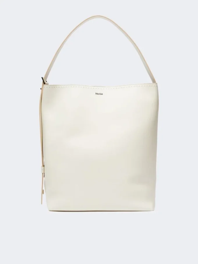 – archetipo medium leather bag, white – archetipo medium leather bag, white