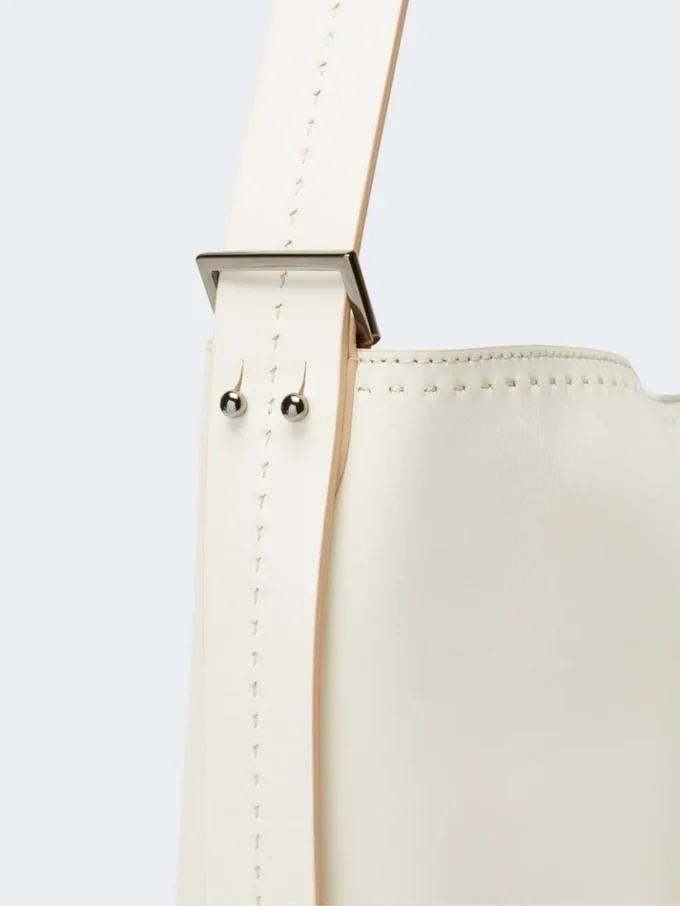 – archetipo medium leather bag, white – archetipo medium leather bag, white