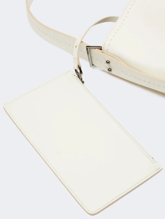 – archetipo medium leather bag, white – archetipo medium leather bag, white