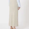 Argyle cashmere yarn skirt, beige Argyle cashmere yarn skirt, beige