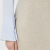 Argyle cashmere yarn skirt, beige Argyle cashmere yarn skirt, beige