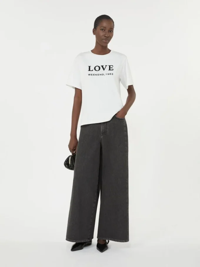 Authentic cotton denim jeans, black