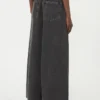 Authentic cotton denim jeans, black