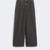 Authentic cotton denim jeans, black
