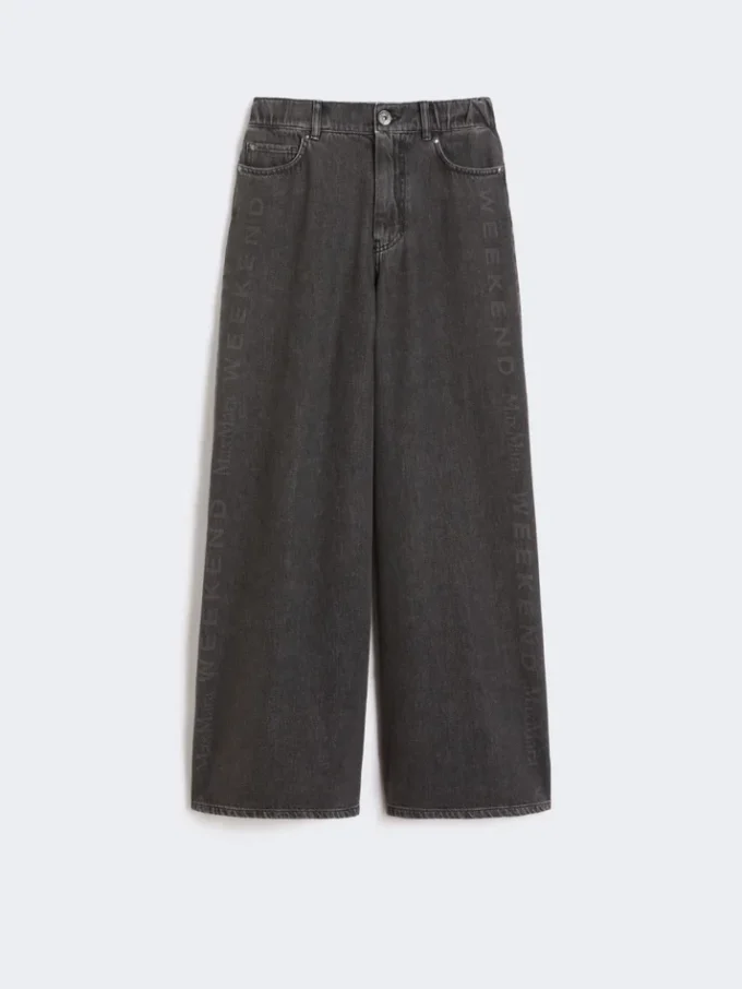 Authentic cotton denim jeans, black