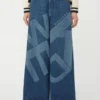 Authentic cotton denim jeans, navy
