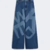 Authentic cotton denim jeans, navy