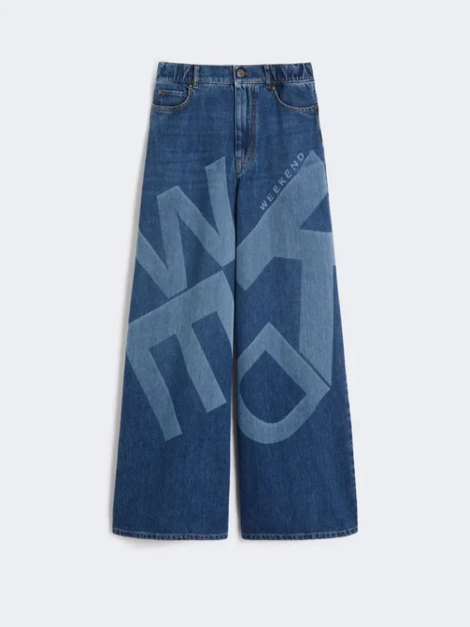 Authentic cotton denim jeans, navy