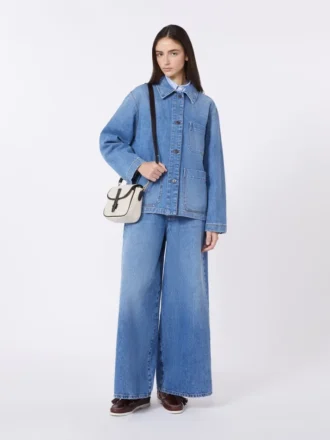 Authentic denim shacket, navy