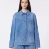 Authentic denim shacket, navy Authentic denim shacket, navy