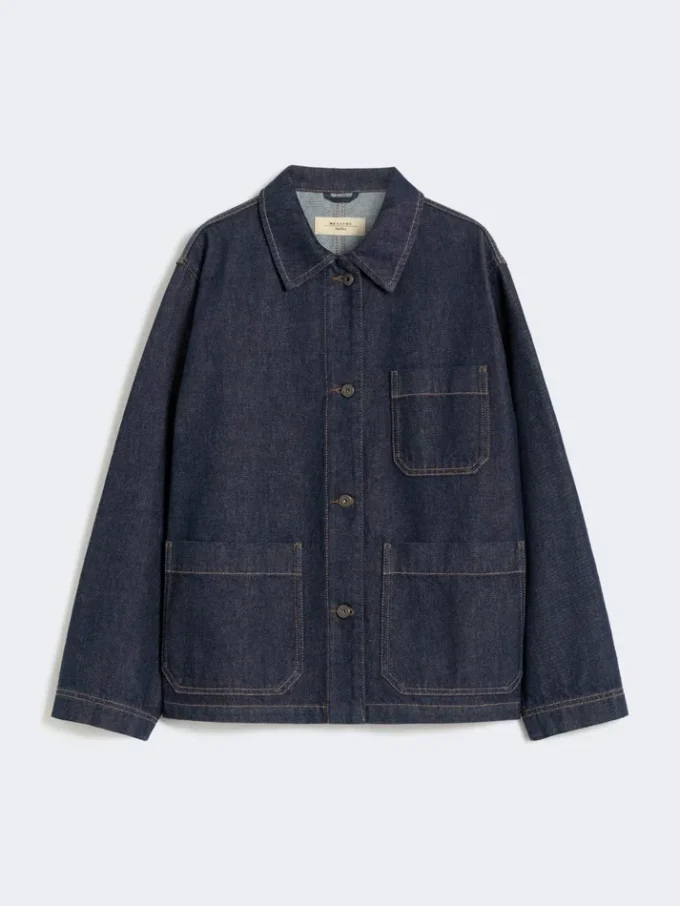 Authentic denim shacket, navy Authentic denim shacket, navy