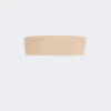Bandeau bra in stretch viscose, camel