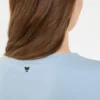 Basic cotton jersey t-shirt, light blue