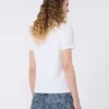 Basic cotton jersey t-shirt, white