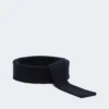Belt in pure wool fabric, midnightblue