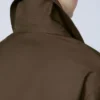 Belted water-repellent twill trench coat, chocolate Belted water-repellent twill trench coat, chocolate
