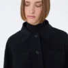Boxy-fit wool and cashmere jacket, ultramarine