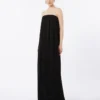 Cady bustier dress, black Cady bustier dress, black