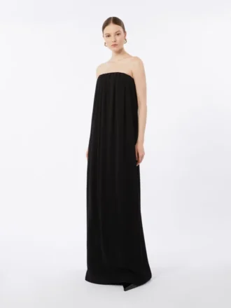 Cady bustier dress, black
