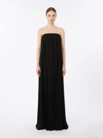 Cady bustier dress, black