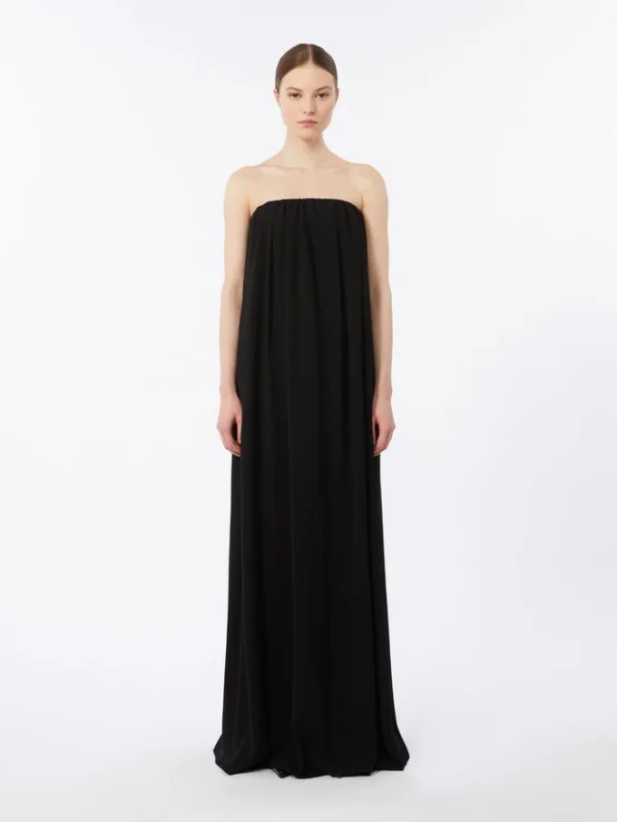 Cady bustier dress, black Cady bustier dress, black