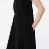 Cady bustier dress, black Cady bustier dress, black
