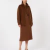 Cady flared dress, chocolate Cady flared dress, chocolate