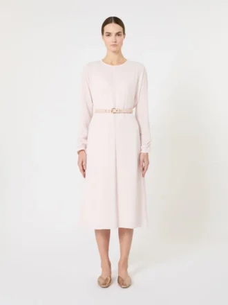 Cady flared dress, pink
