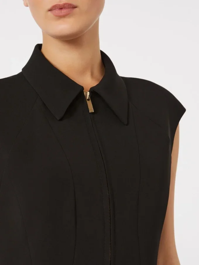 Cady midi dress, black Cady midi dress, black