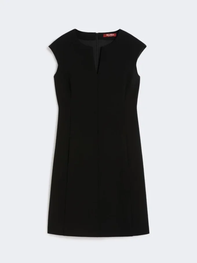 Cady princess-line dress, black Cady princess-line dress, black