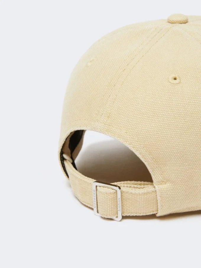 Canvas baseball cap, beige Canvas baseball cap, beige