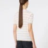 Cashmere and silk yarn sweater, beige Cashmere and silk yarn sweater, beige