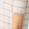 Cashmere and silk yarn sweater, beige Cashmere and silk yarn sweater, beige
