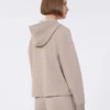 Cashmere and wool jersey sweatshirt, beige Cashmere and wool jersey sweatshirt, beige