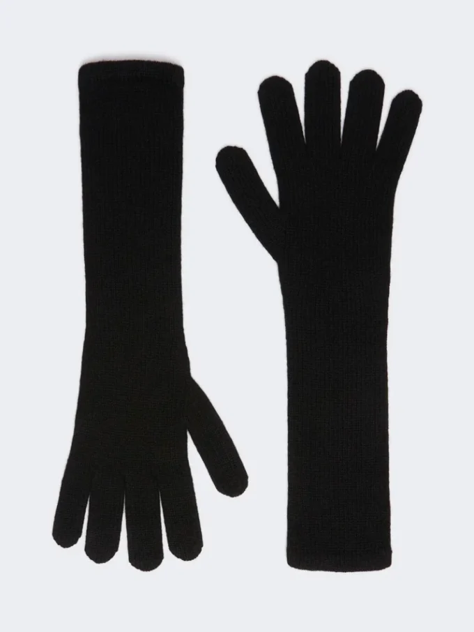 Cashmere gloves, black Cashmere gloves, black