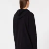 Cashmere hooded cardigan, ultramarine Cashmere hooded cardigan, ultramarine
