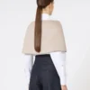 Cashmere infinity scarf, beige