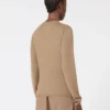 Cashmere yarn sweater, hazelnut brown