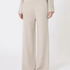 Cashmere yarn trousers, beige Cashmere yarn trousers, beige