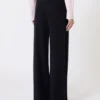 Cashmere yarn trousers, ultramarine Cashmere yarn trousers, ultramarine