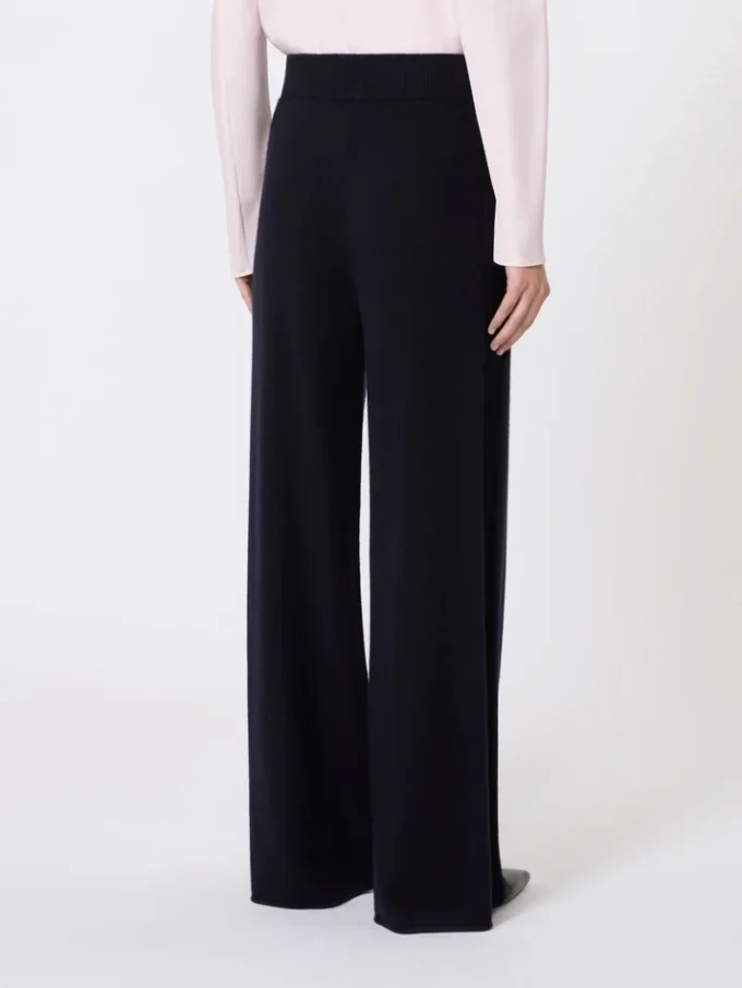 Cashmere yarn trousers, ultramarine Cashmere yarn trousers, ultramarine