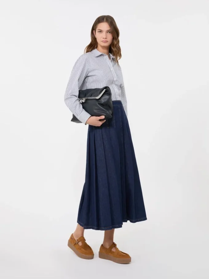Classic cotton shirt, navy