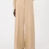 Compact jersey trousers, albino